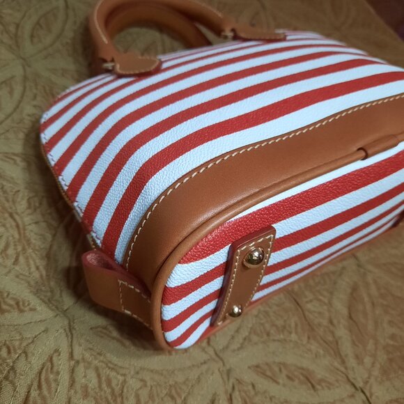 Dooney & Bourke Bitsy Bag NWT Dooney Bourke Red and White Striped Bitsy Bag - Picture 11 of 14